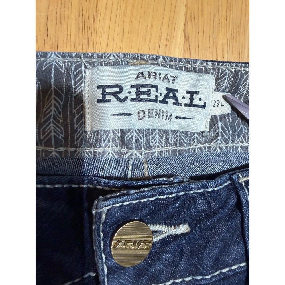 Ariat REAL Arrow Danna Jeans Womens 29L Perfect Rise Bootcut Nashville Western - Picture 7 of 15